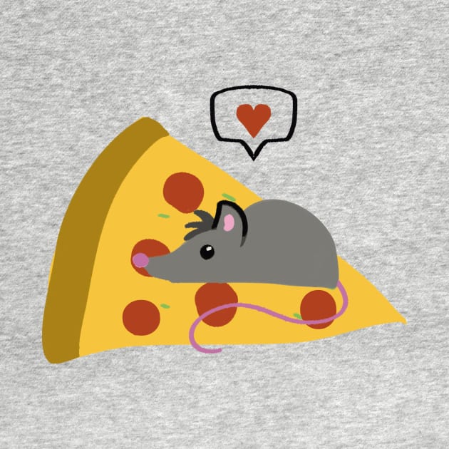 Pizza rat by Joyouscrook